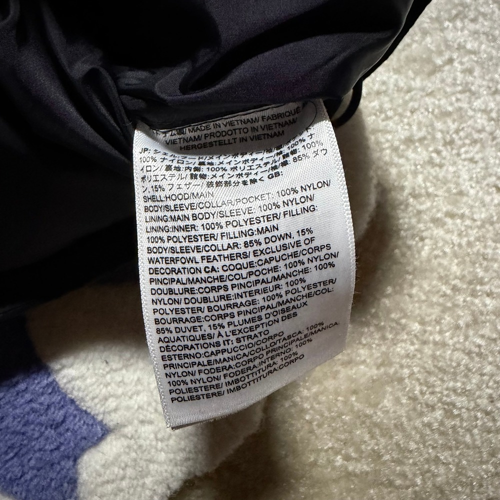 Supreme The North Face Nuptse Jacket Black XL Blondy Raymond Pettibon 700-Fill - Picture 11 of 11